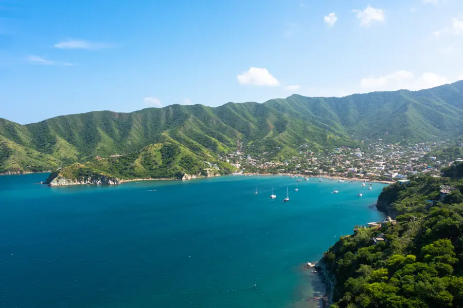 Vista de la Bahía de Taganga